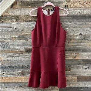 Theory Burgundy Mini Dress size 12